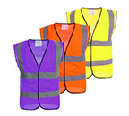 Different colors of the reflective vest