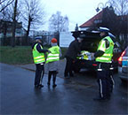Drivers will be asked to put a reflective vest in their car