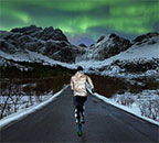 Fashion running wear made with reflective tape