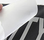 How to control the workmanship of the reflective heat transfer logo