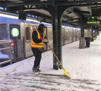 Reflective clothing protect sanitation workers safe