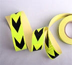 Reflective logo on road is important for road safety