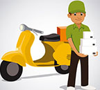 Traffic Safety of Deliveryman Needs Reflective Protection