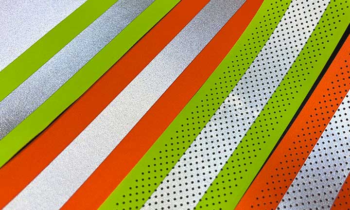 New Perforated FR reflective tape for FR workwear