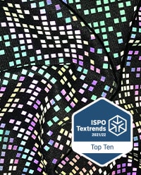 Knit iridescent Printing Reflective Fabric