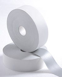 High visibility flame retardant silver reflective tape