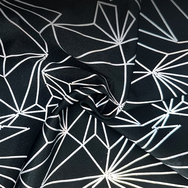 Custom Reflective Printing Stretch Fabric
