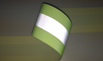 Silver Cotton FR Reflective Tape