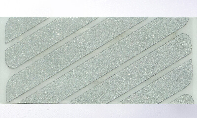 Silver Segmented Iron-On Industrial Wash Flame Retardant Reflective Tape