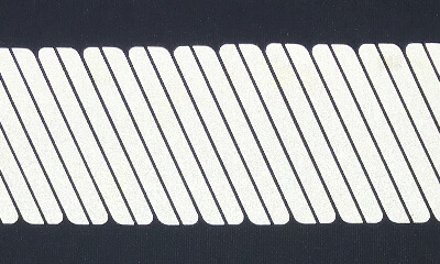 Segmented Silver Iron-On Flame Retardant Reflective Tape