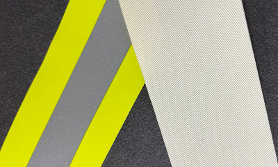 Cotton flame retardant reflective tape