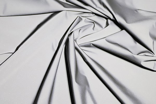 chiffon silver reflective fabric