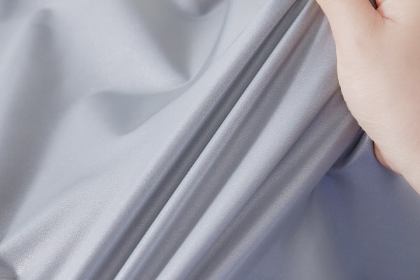 thin spandex silver reflective fabric