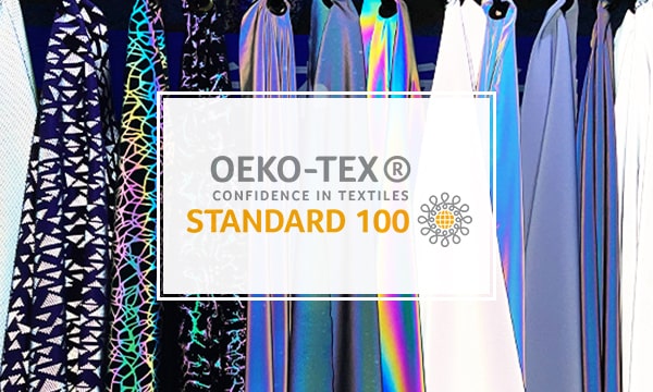 Tejido reflectante certificado Oeko-Tex 100
