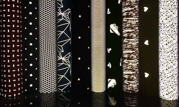 silver printing reflective fabric
