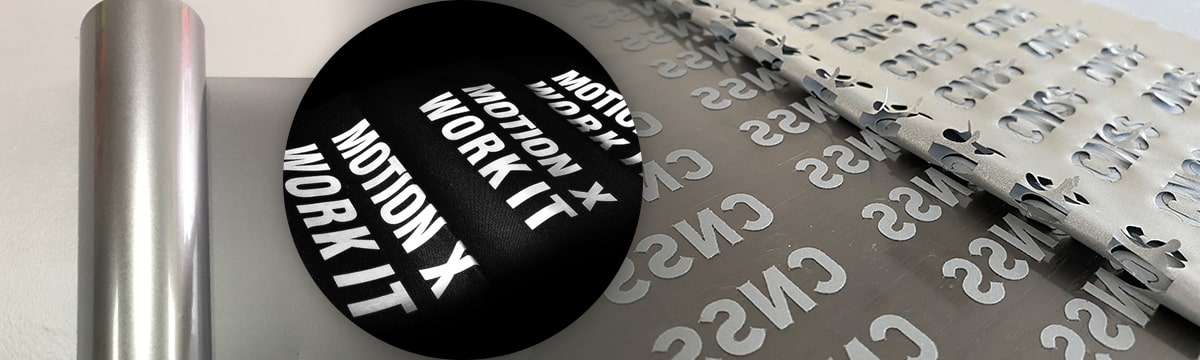Reflective heat transfer vinyl for Graphic Design