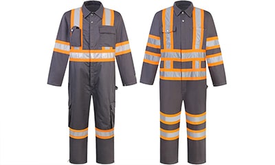 Orange Color Safety Clothes 100% Cotton Overall - China Customize
