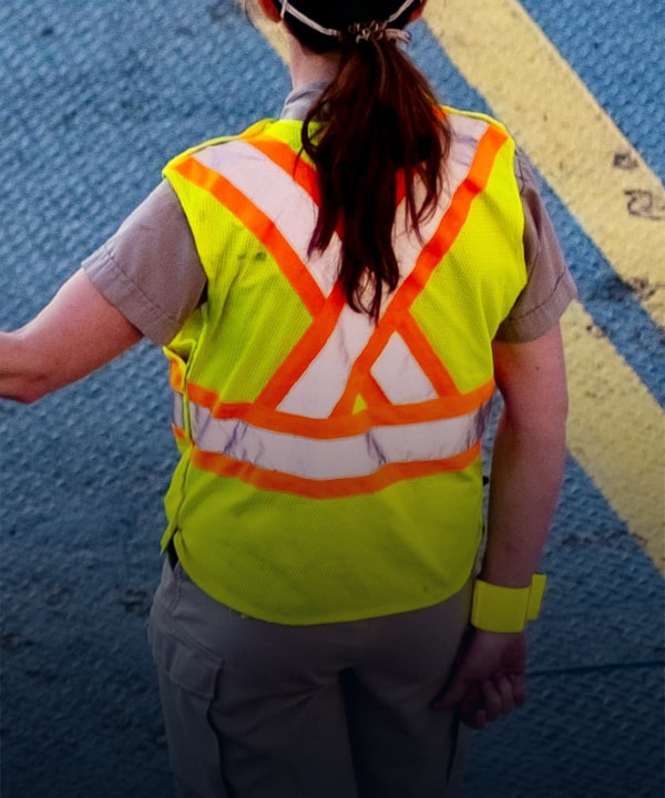 Aplikacja odzieży ochronnej