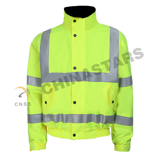 High visibility 4-in-1 reflective safety jacket