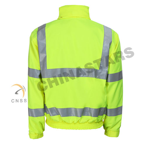 High visibility 4-in-1 reflective safety jacket
