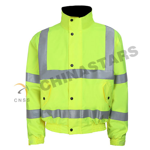 High visibility 4-in-1 reflective safety jacket