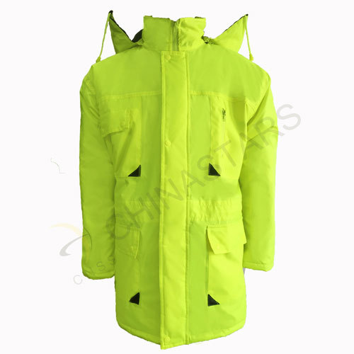 Hi-vis jacket with multiple pockets
