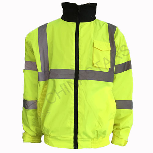 Veste jaune fluo réfléchissante 3-en-1