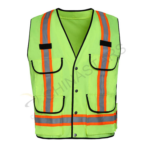 Reflective vest with multi-pockets 2 colors available