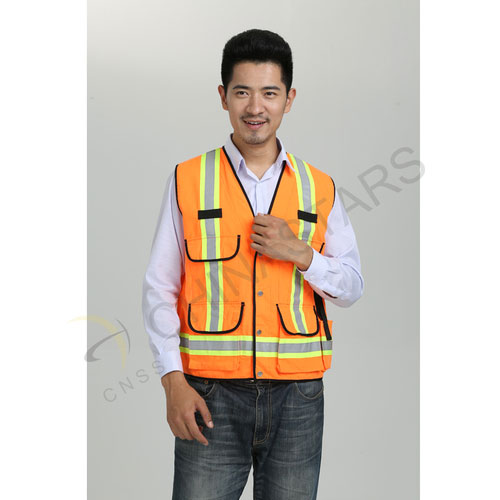 Reflective vest with multi-pockets 2 colors available