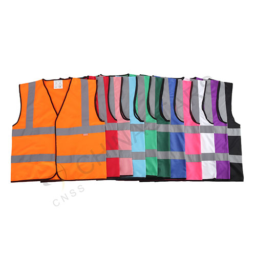 Classic safety vest with edging 11 colors available