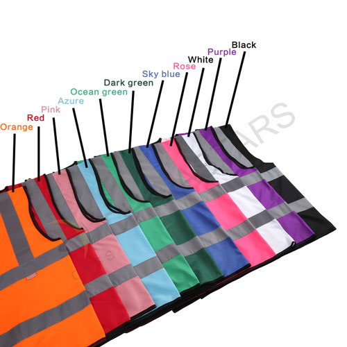 Классический жилет безопасности с окантовкой. В наличии 11 цветов.