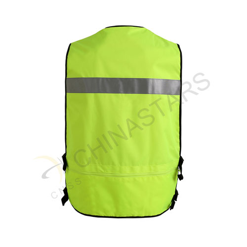 Fluorescent orange reflective vest 2 colors available