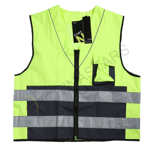 Gilet réfléchissant ouvrier 2 tons 2 couleurs disponibles