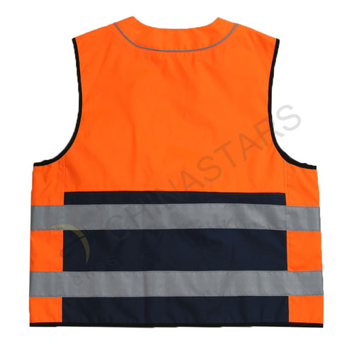 Gilet réfléchissant ouvrier 2 tons 2 couleurs disponibles