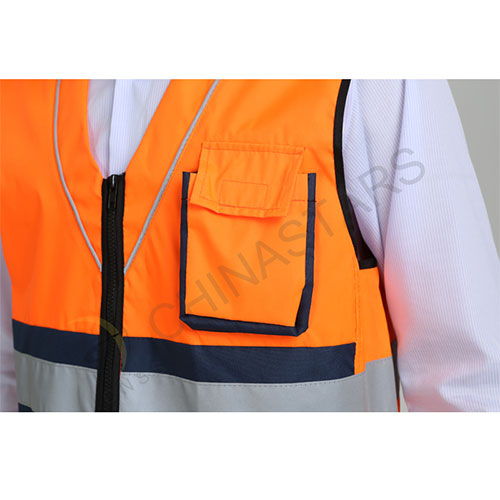 Gilet réfléchissant ouvrier 2 tons 2 couleurs disponibles