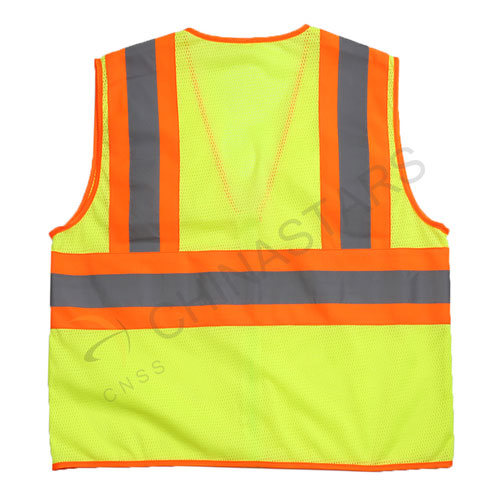 Fluorescent yellow vest 