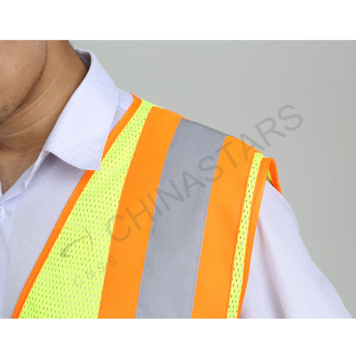 Fluorescent yellow vest 