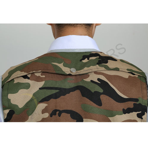 Vêtements de sport camouflage avec passepoil réfléchissant