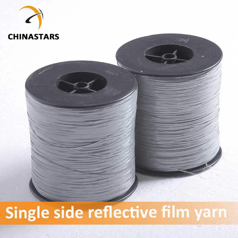 single side reflective yarn for knitting