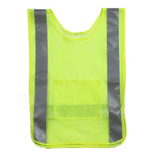 Reflective pull-over vest for cycling