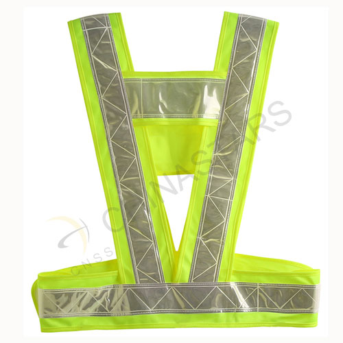 Conspicuity traffic safety vest