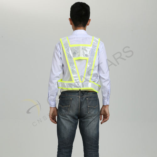 Conspicuity traffic safety vest