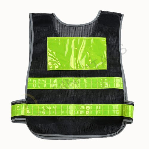 Mesh reflective vest w/ reflective edging  2 color available