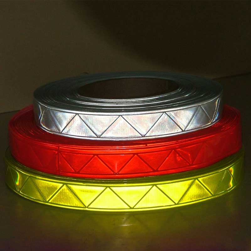 Micro prismatic reflective PVC tape