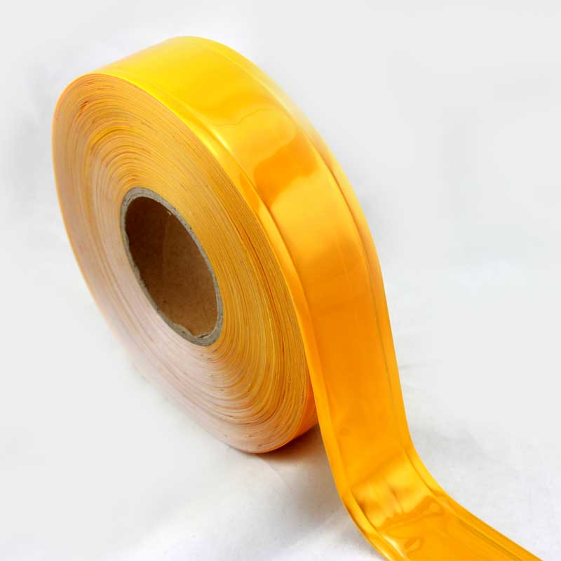 Micro prismatic reflective PVC tape