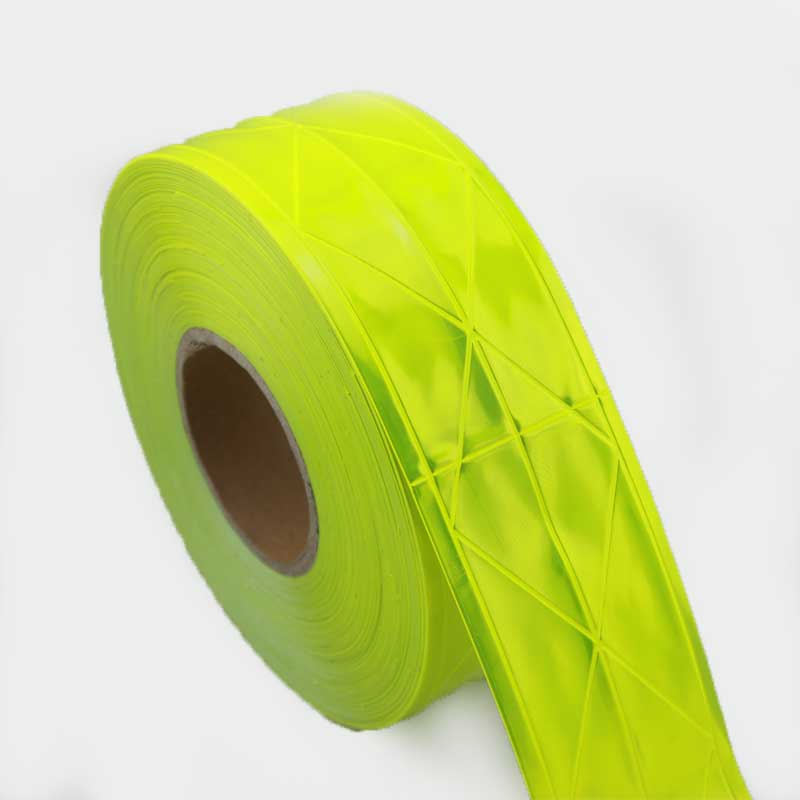 Micro prismatic reflective PVC tape