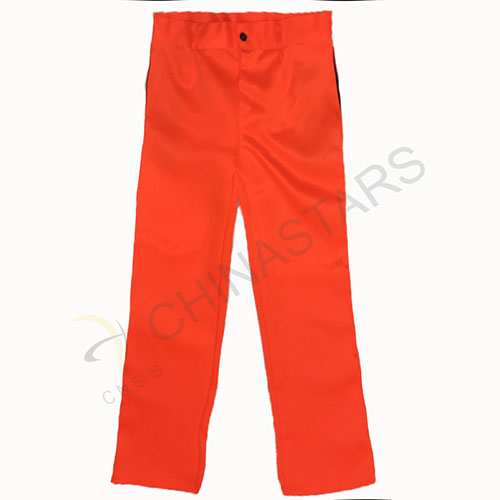 Fluorescent orange reflective pants