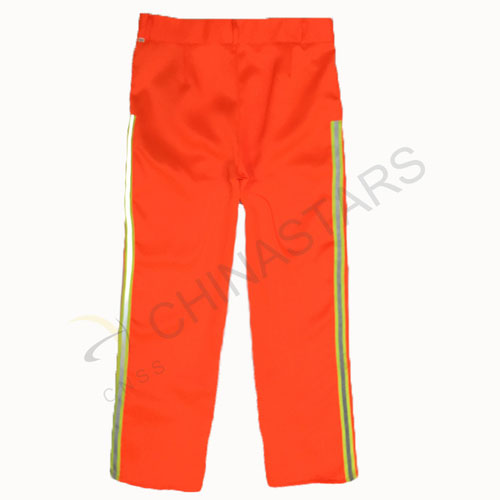 Pantalon réfléchissant orange fluo