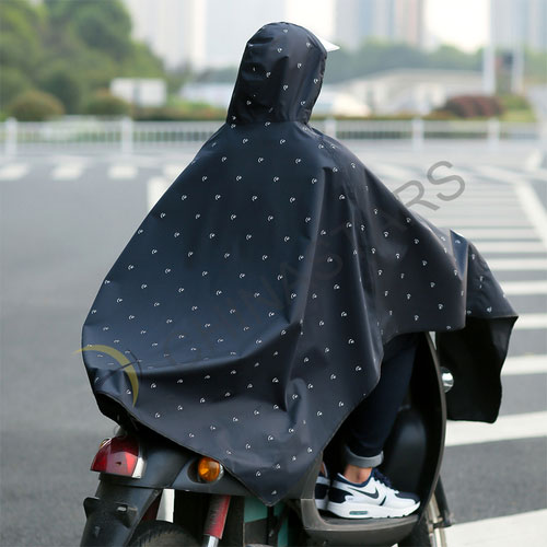 Odblaskowy płaszcz przeciwdeszczowy na motocykl