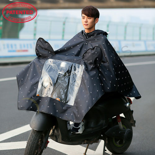  Reflective raincoat for motorcycle 